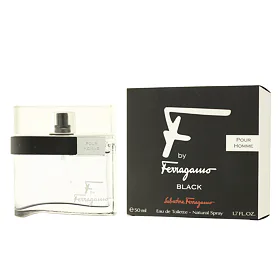 Ferragamo F by Ferragamo Black Eau de Toilette férfiaknak 50 ml